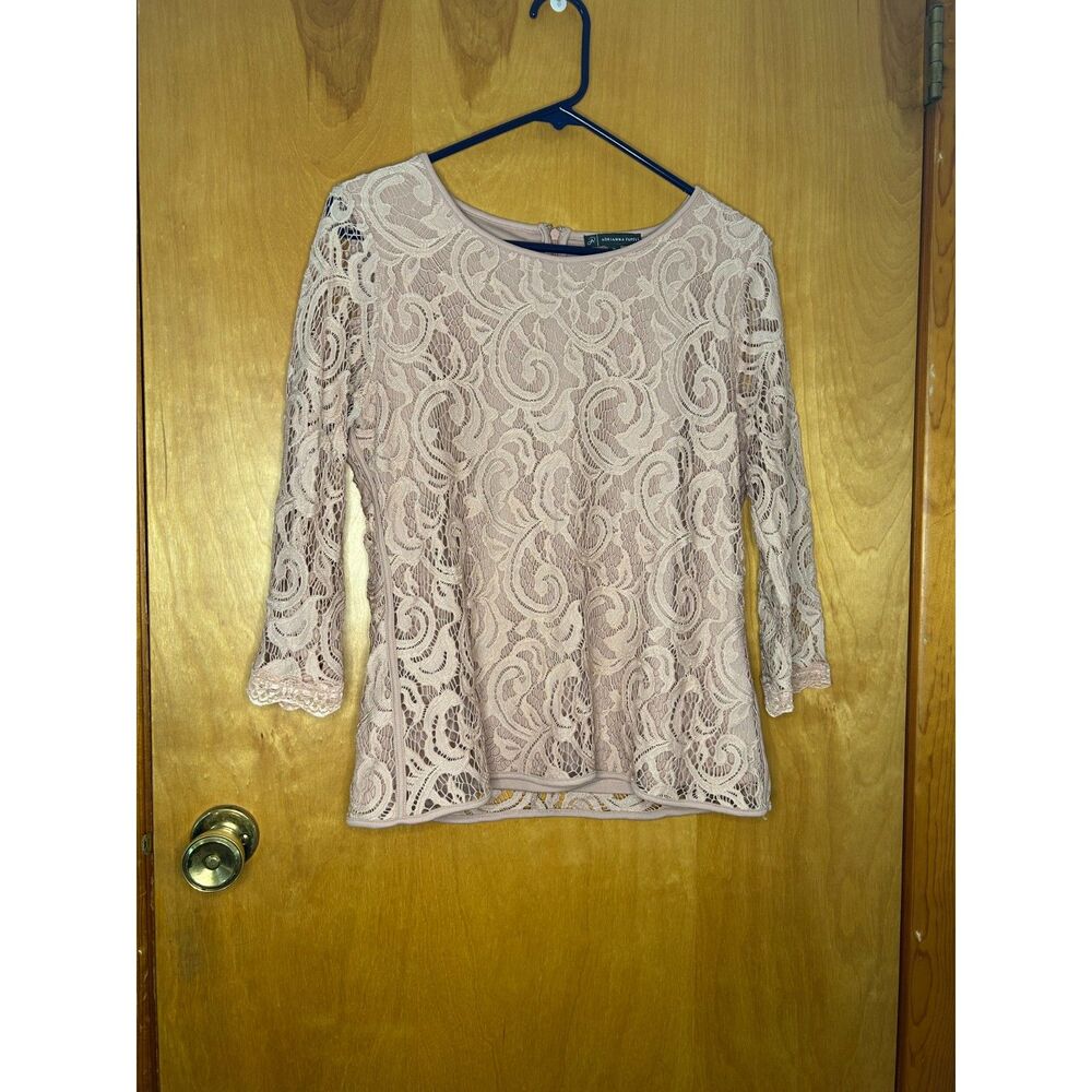Adrianna Papell Lace Blouse